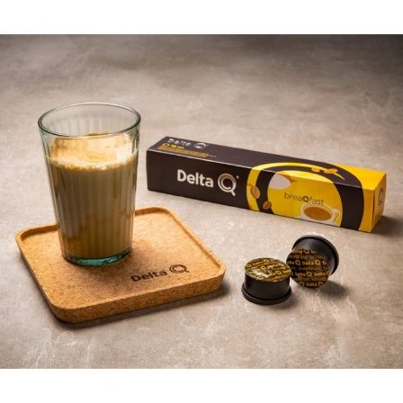 Delta Cápsulas para Cafeteras Delta Q breaQfast, Caja de 10 Unidades Delta Cápsulas para Cafeteras Delta Q breaQfast, Caja de 10 Unidades